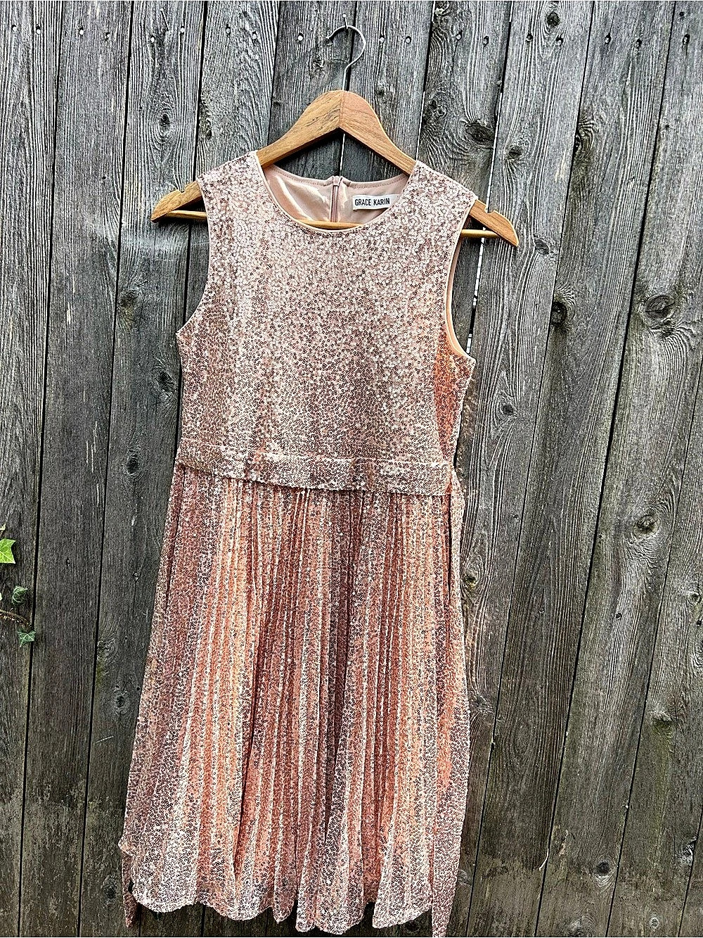 Sequin Pink Girls size 14 dress